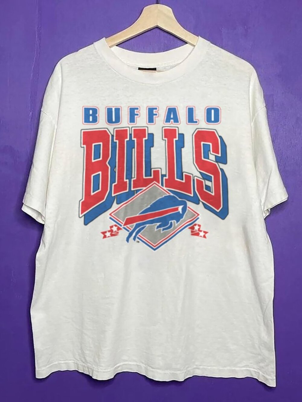 Vintage 90s Buffalo Bills NFL Logo Style Shirt, Retro NFL Shirt For Men Women